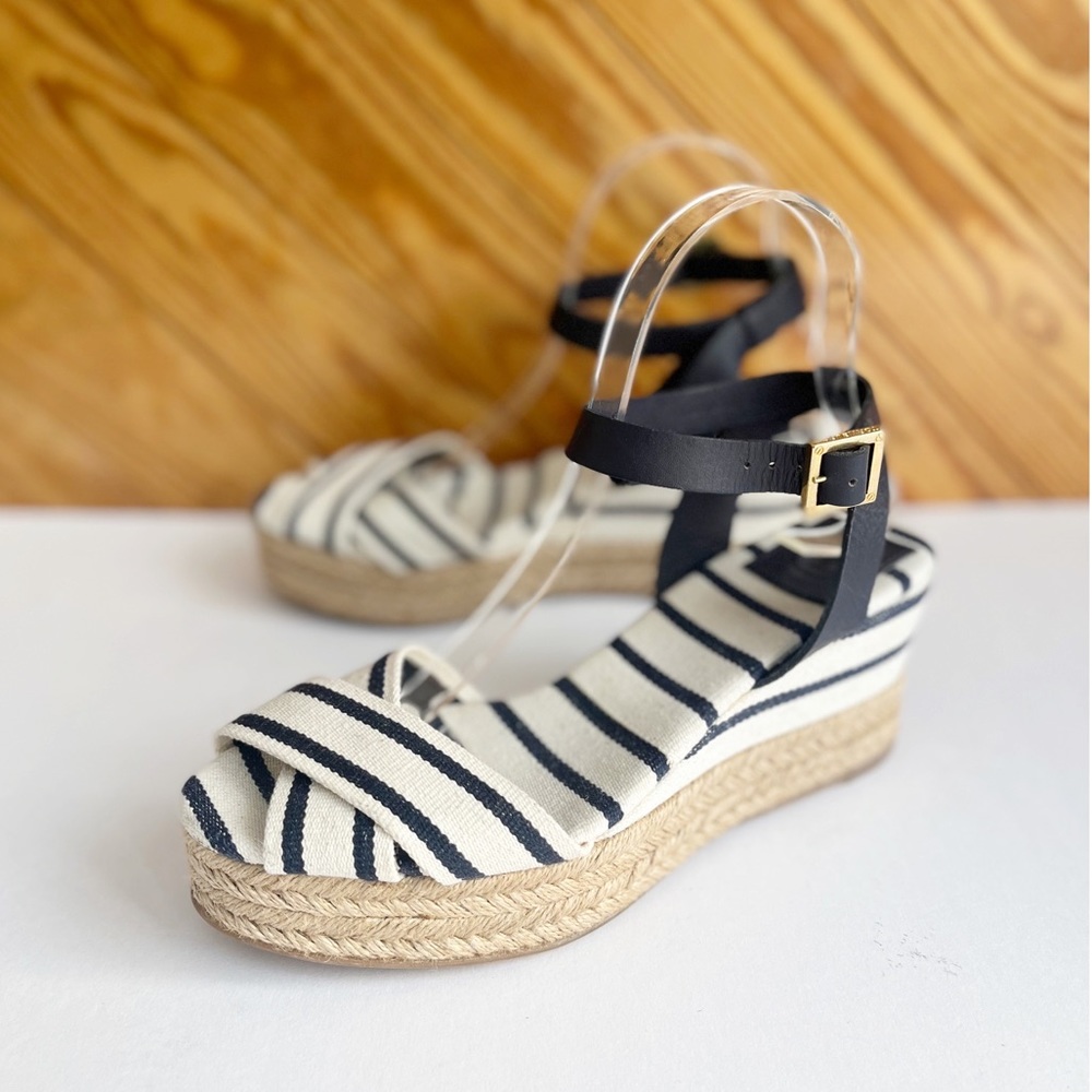 TORY BURCH Karissa Espadrille Wedge Sandal Size 9B